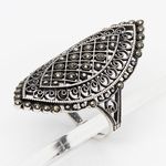 серебряное кольцо с цирконом  59404729
